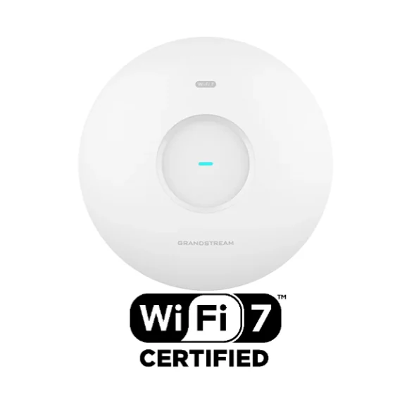 Ponto de acesso Wi-Fi instalado para melhorar a cobertura da rede empresaral
