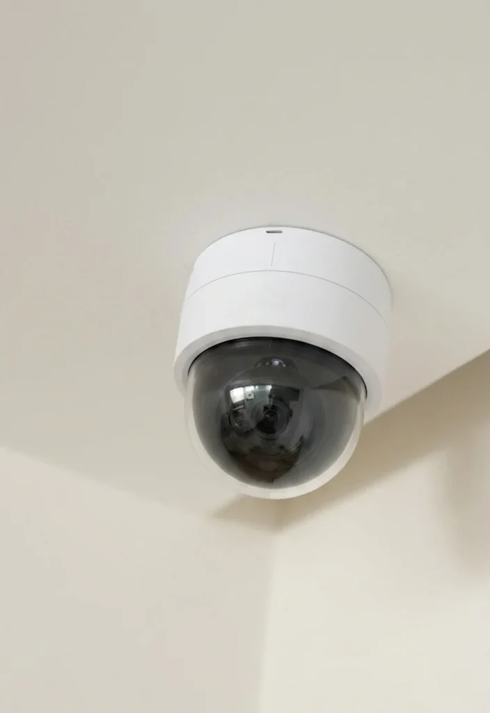 Câmera IP UniFi instalada em projeto de segurança em Fortaleza